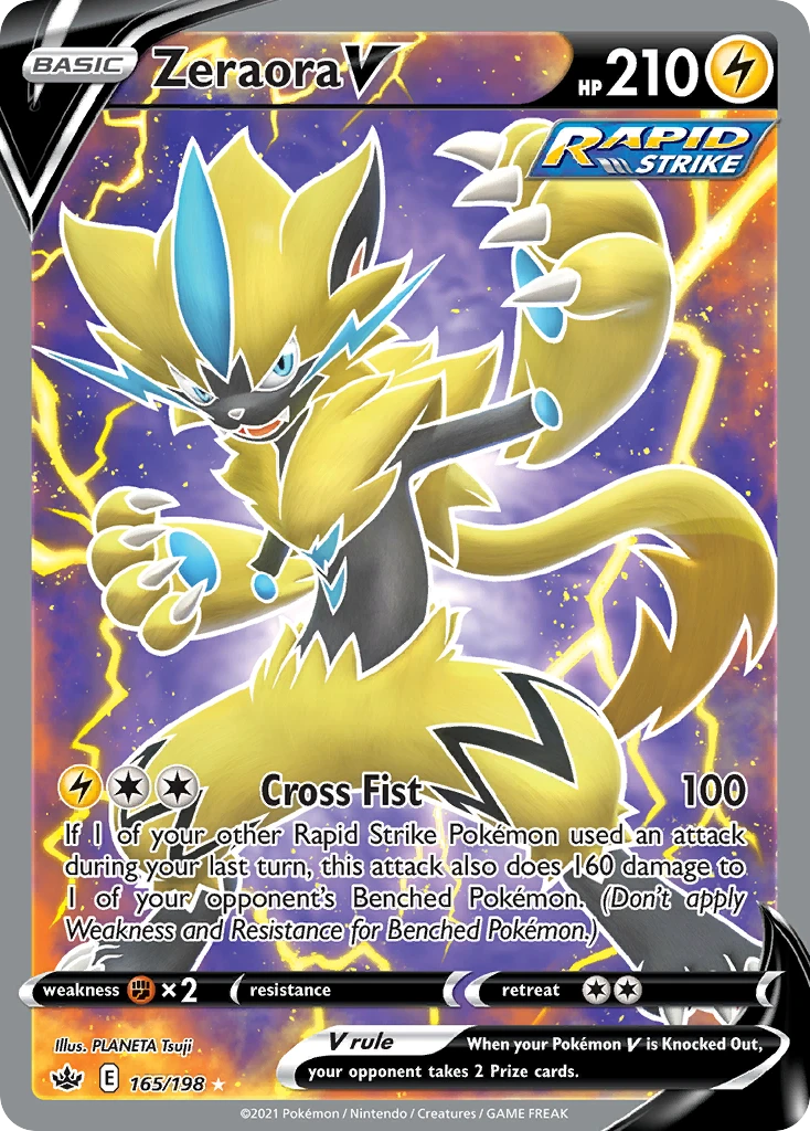 Zeraora V – Chilling Reign 165