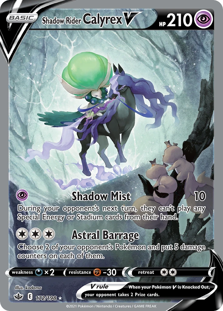 Shadow Rider Calyrex V – Chilling Reign 172