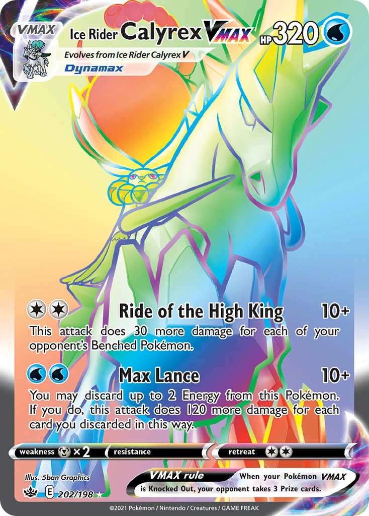 Ice Rider Calyrex VMAX – Chilling Reign 202