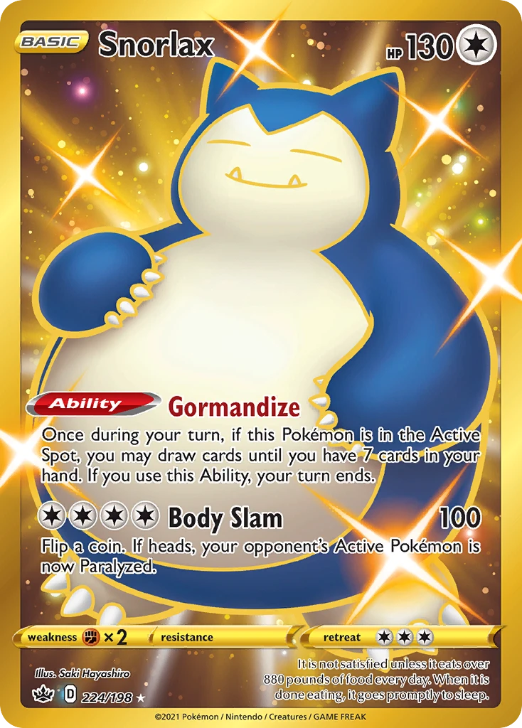 Snorlax – Chilling Reign 224