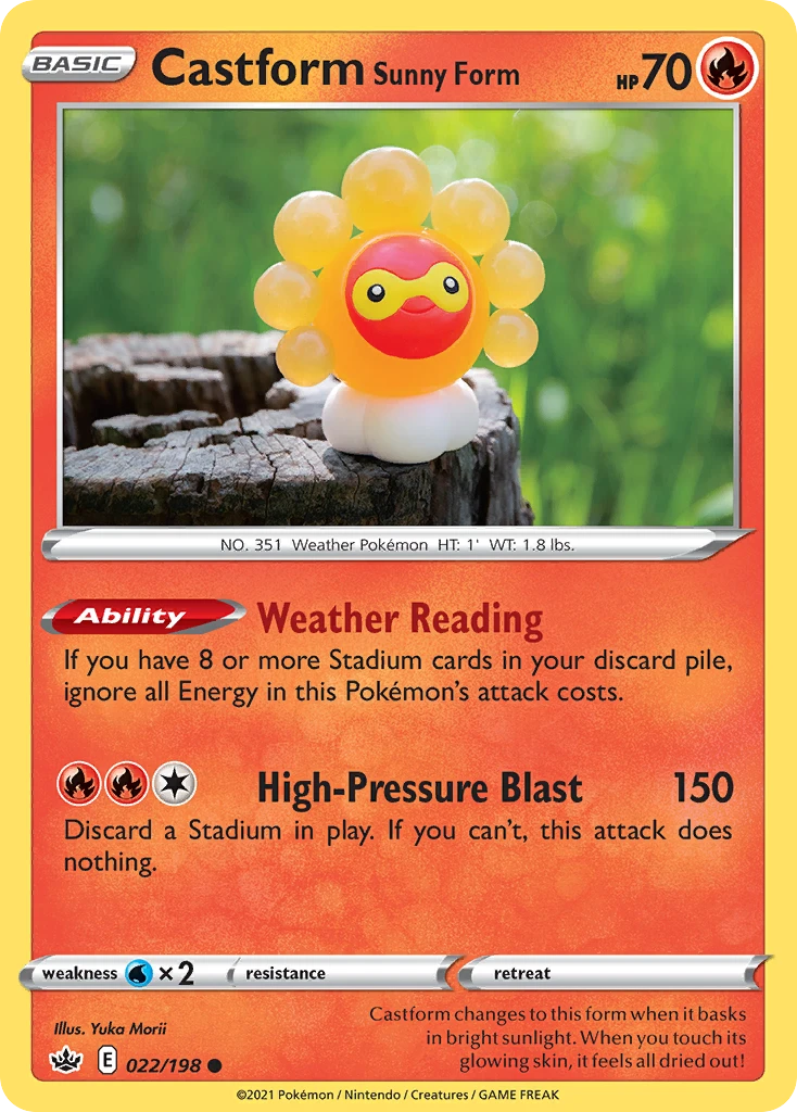 Castform Sunny Form – Chilling Reign 22