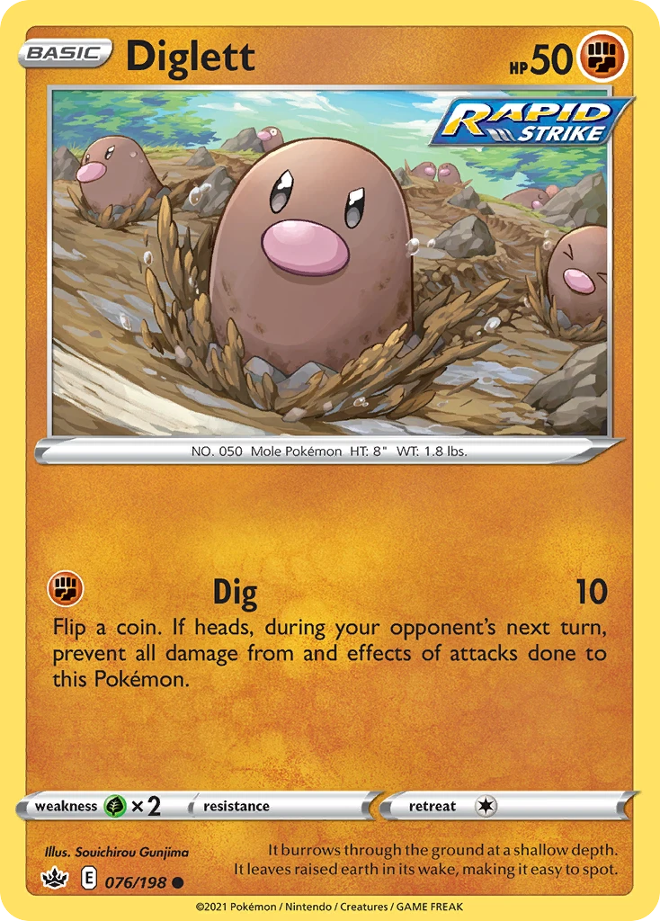 Diglett – Chilling Reign 76