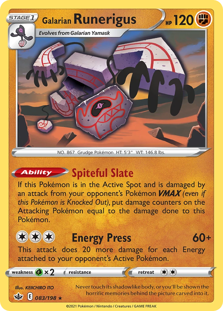 Galarian Runerigus – Chilling Reign 83