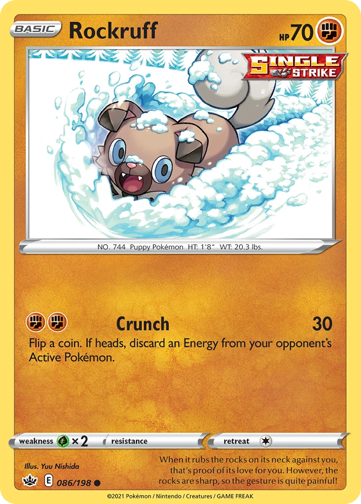 Rockruff – Chilling Reign 86