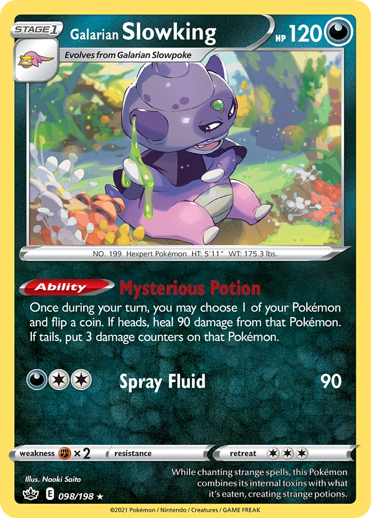 Galarian Slowking – Chilling Reign 98