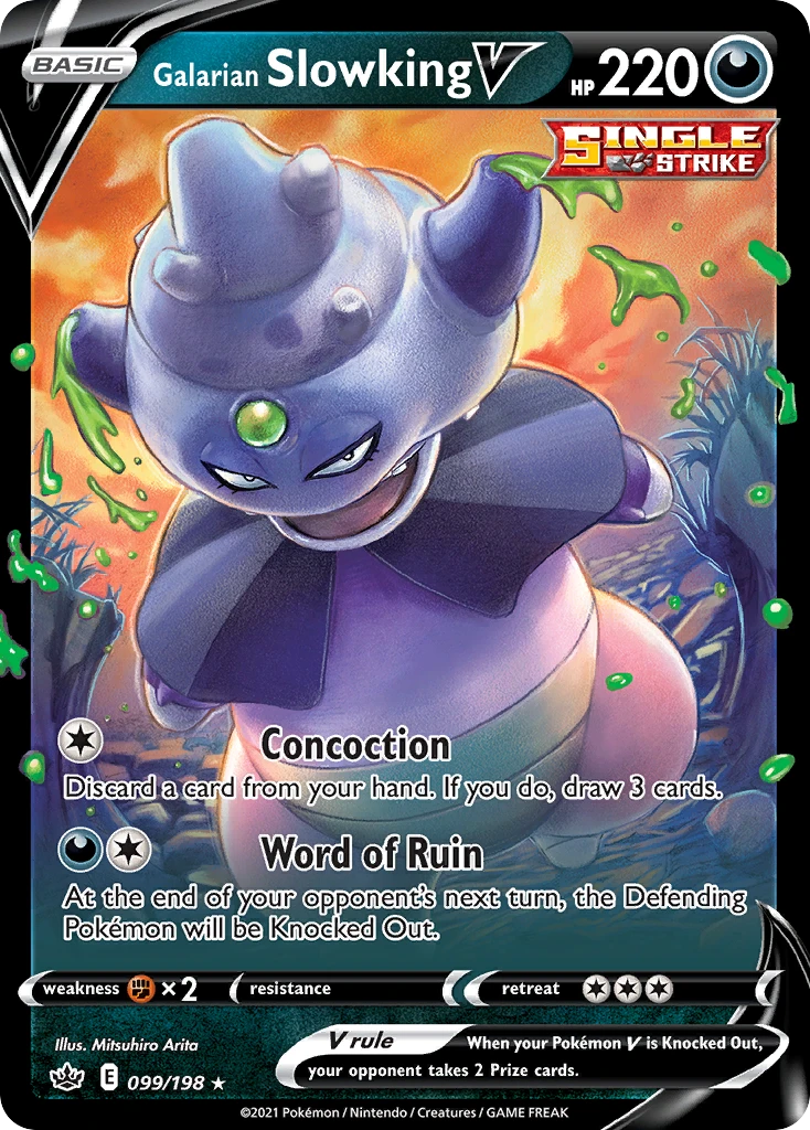Galarian Slowking V – Chilling Reign 99