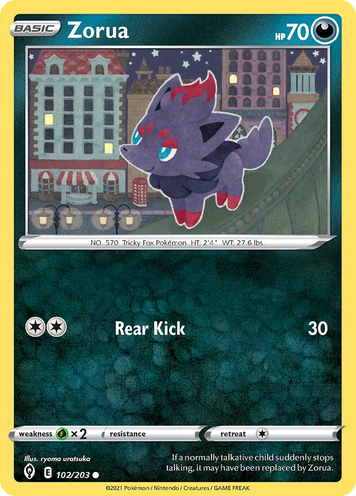 Zorua – Evolving Skies 102