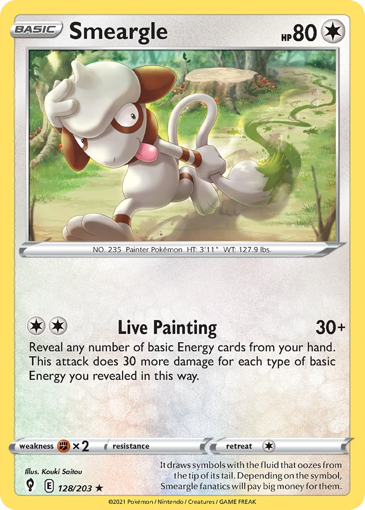 Smeargle – Evolving Skies 128