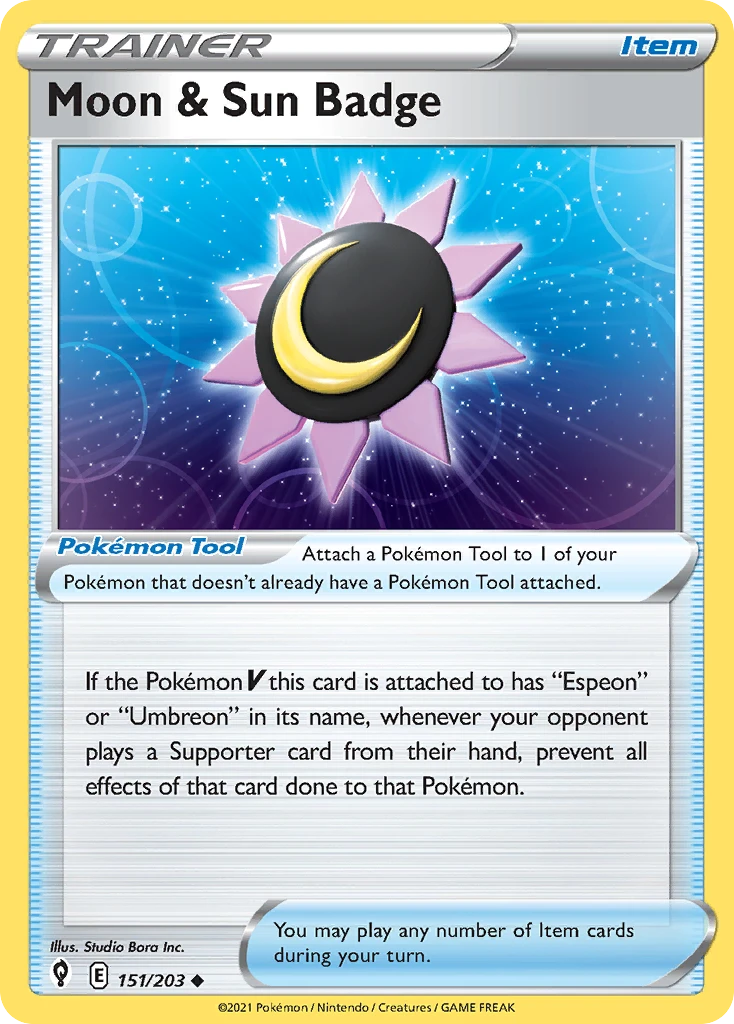 Moon & Sun Badge – Evolving Skies 151