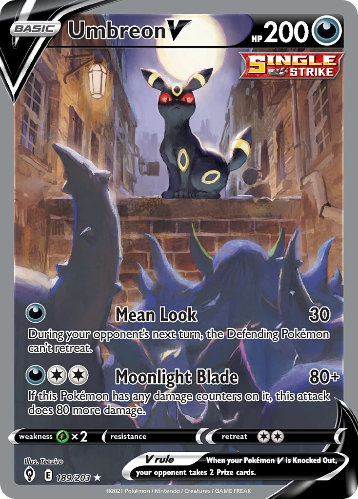 Umbreon V – Evolving Skies 189
