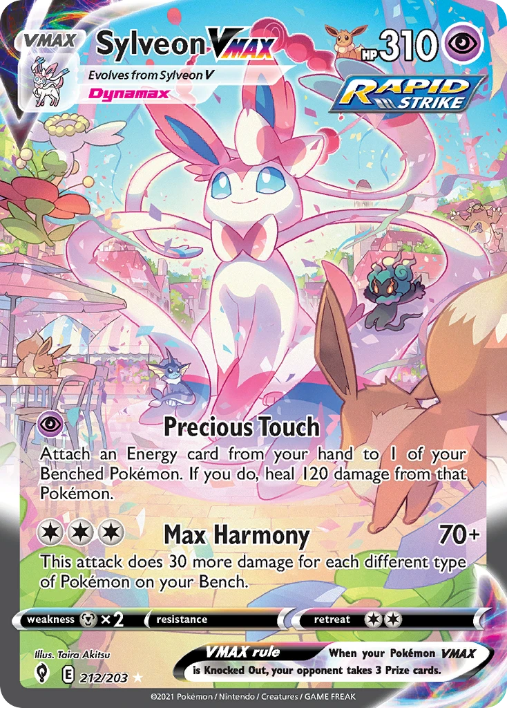 Sylveon VMAX – Evolving Skies 212