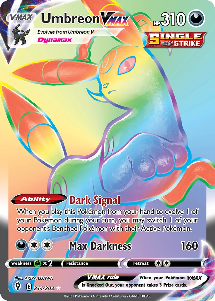 Umbreon VMAX – Evolving Skies 214