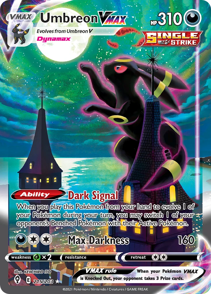 Umbreon VMAX – Evolving Skies 215