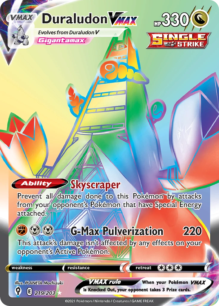 Duraludon VMAX – Evolving Skies 219