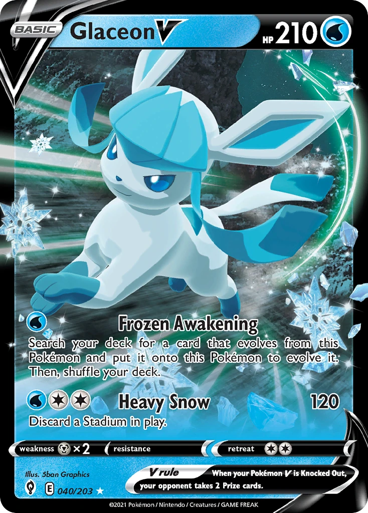 Glaceon V – Evolving Skies 40
