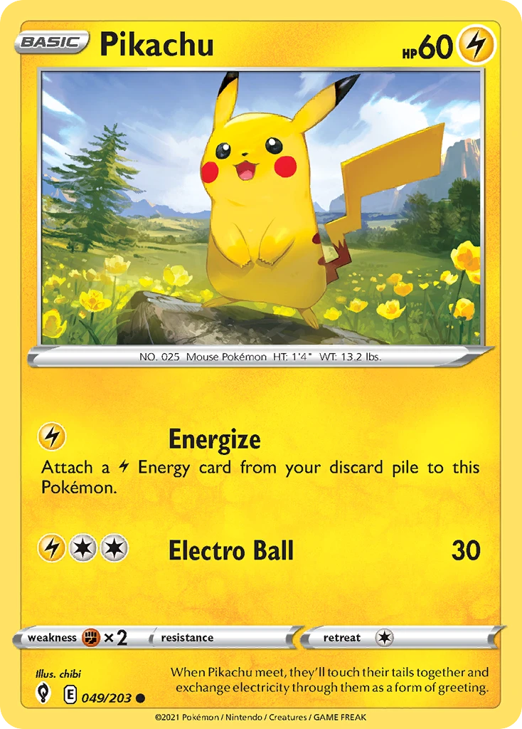 Pikachu – Evolving Skies 49