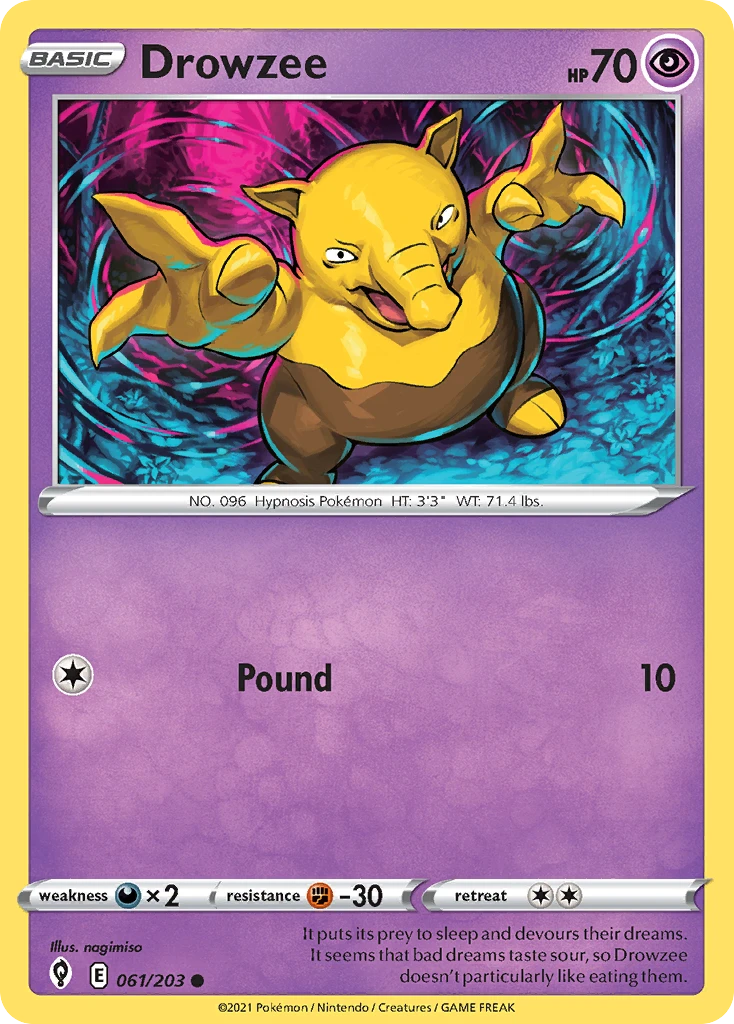 Drowzee – Evolving Skies 61