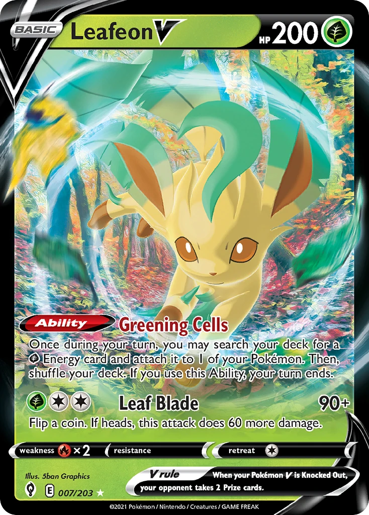 Leafeon V – Evolving Skies 7