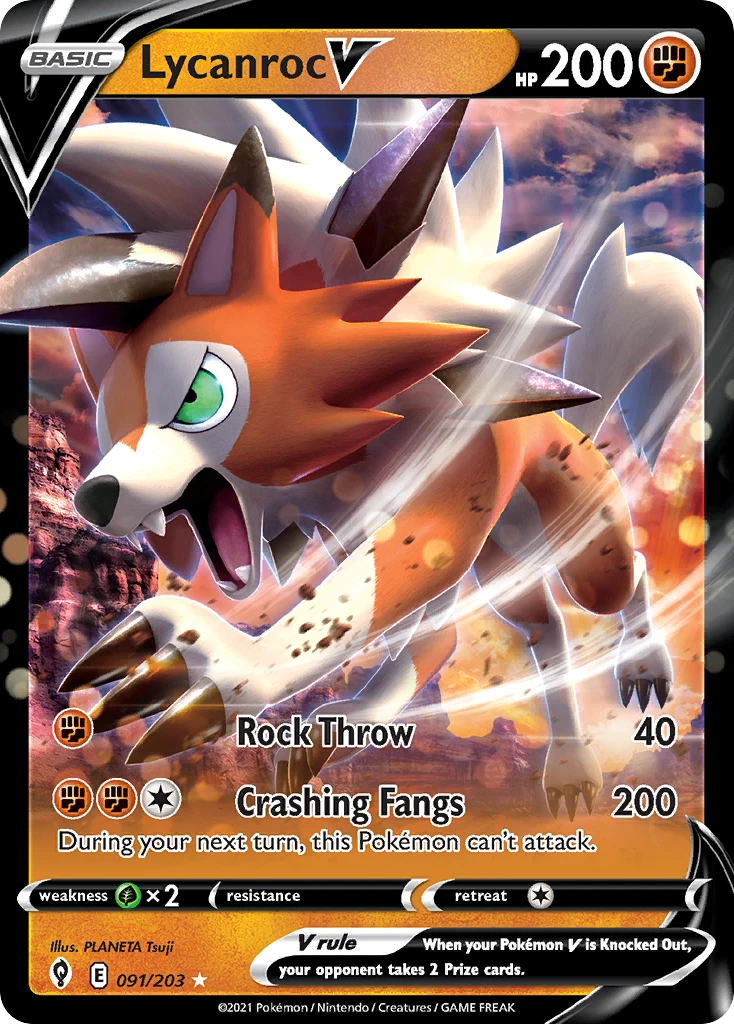 Lycanroc V – Evolving Skies 91