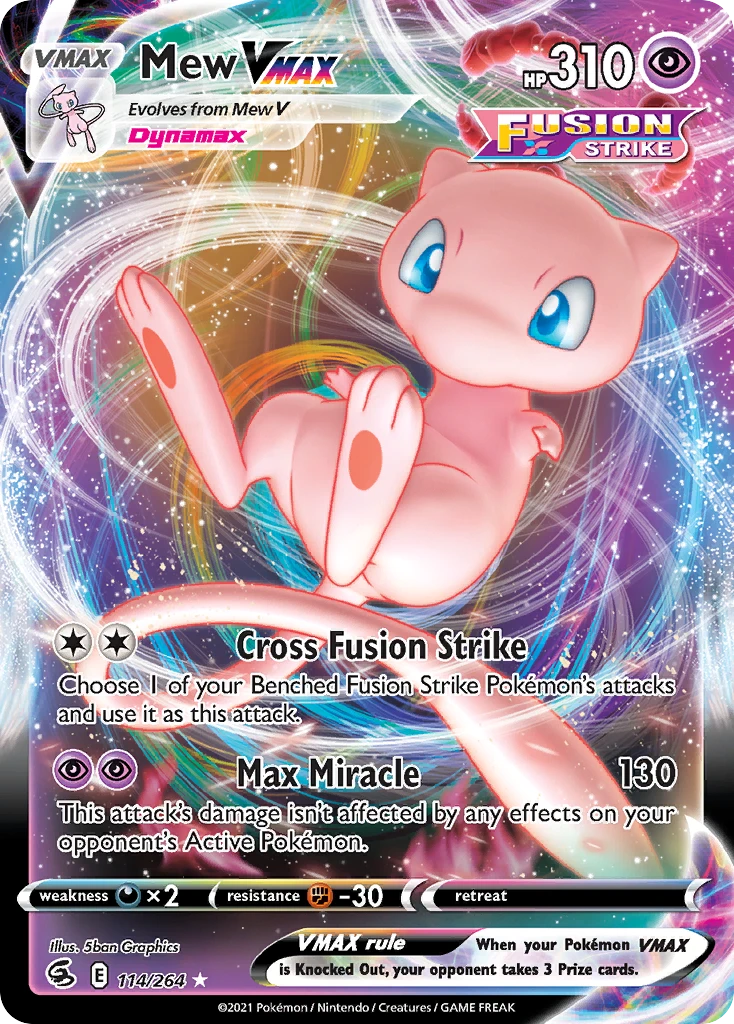 Mew VMAX – Fusion Strike 114