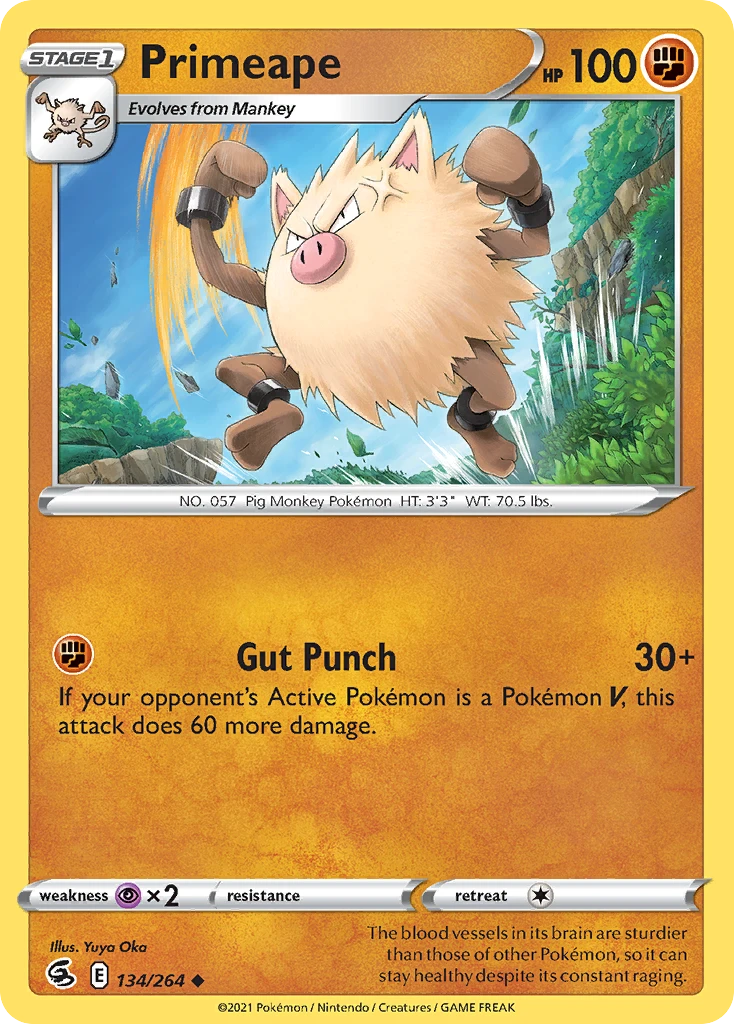 Primeape – Fusion Strike 134