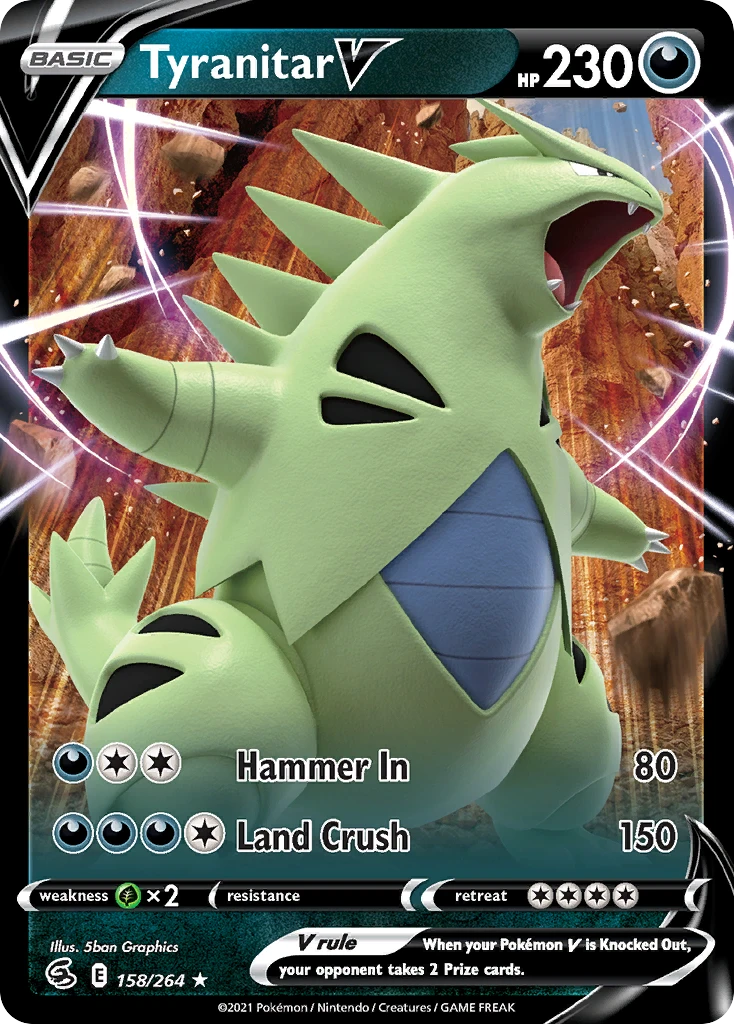 Tyranitar V – Fusion Strike 158