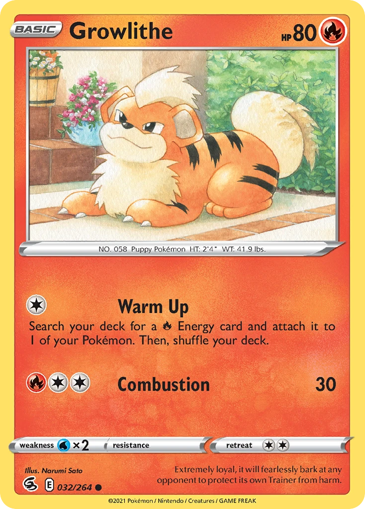 Growlithe – Fusion Strike 32