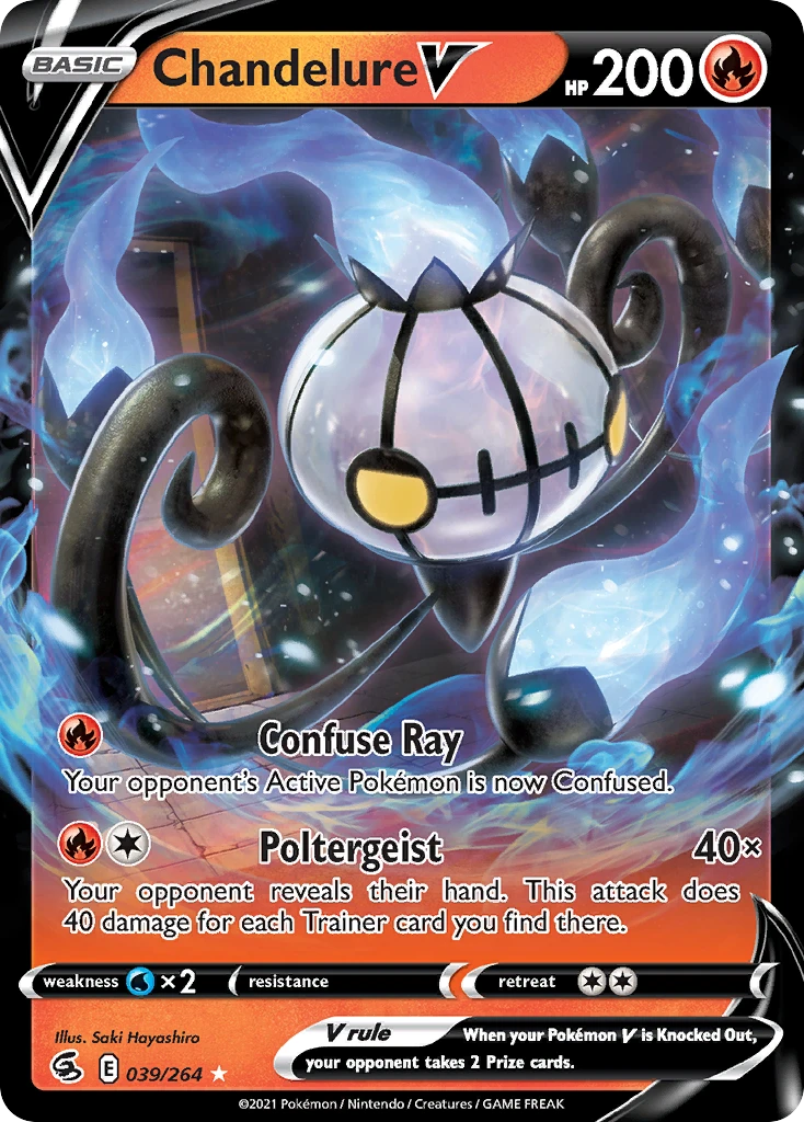 Chandelure V – Fusion Strike 39