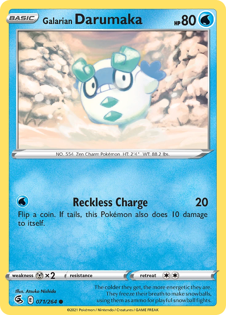 Galarian Darumaka – Fusion Strike 71