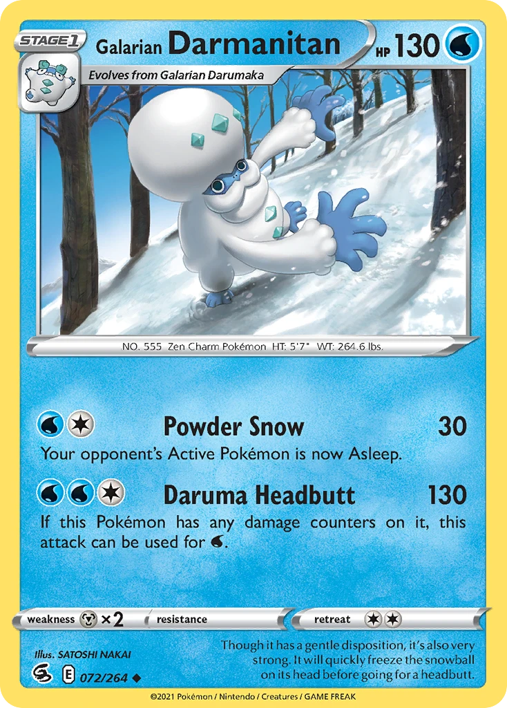 Galarian Darmanitan – Fusion Strike 72