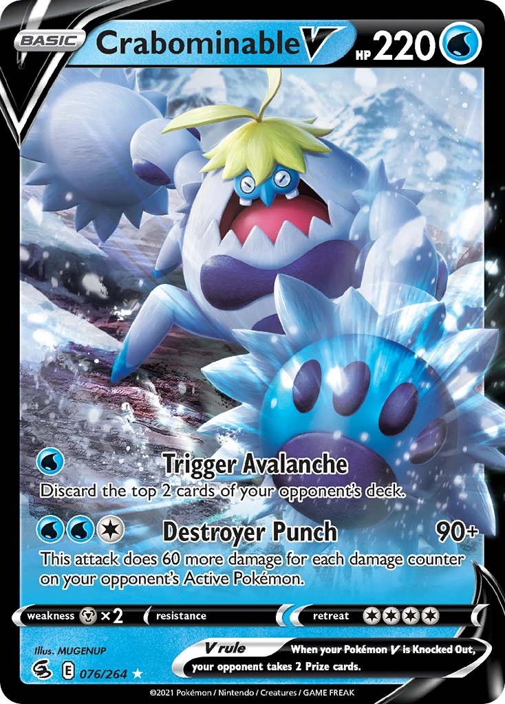 Crabominable V – Fusion Strike 76