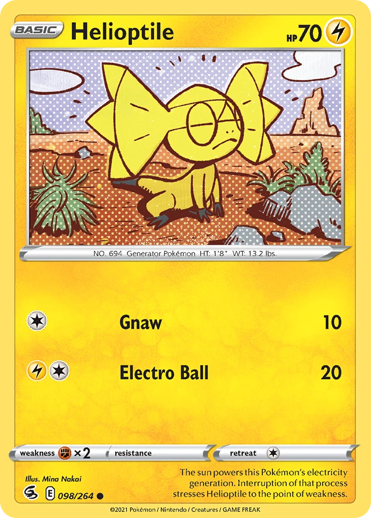 Helioptile – Fusion Strike 98
