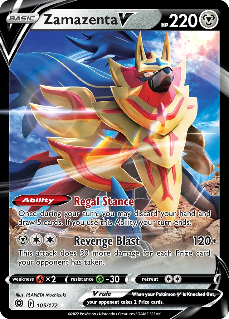 Zamazenta V – Brilliant Stars 105
