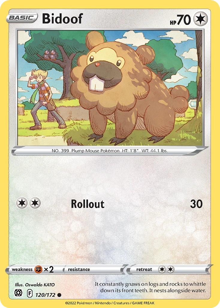 Bidoof – Brilliant Stars 120
