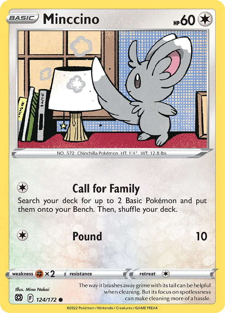 Minccino – Brilliant Stars 124