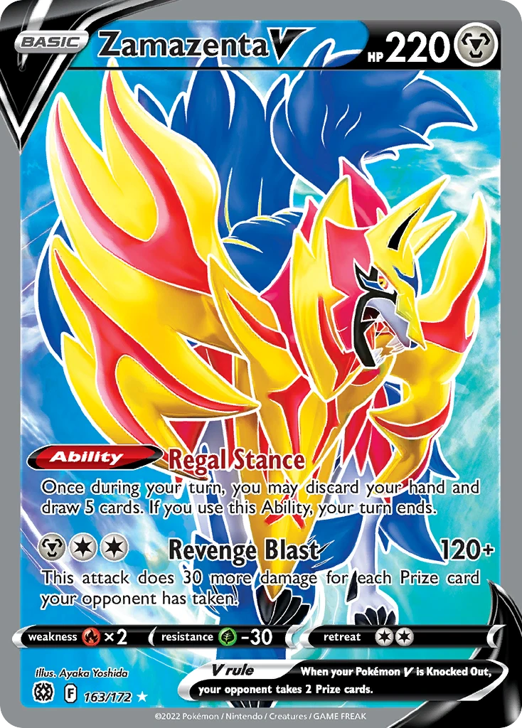 Zamazenta V – Brilliant Stars 163