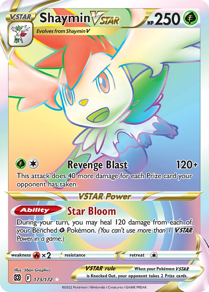 Shaymin VSTAR – Brilliant Stars 173