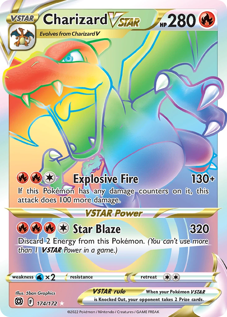 Charizard VSTAR – Brilliant Stars 174