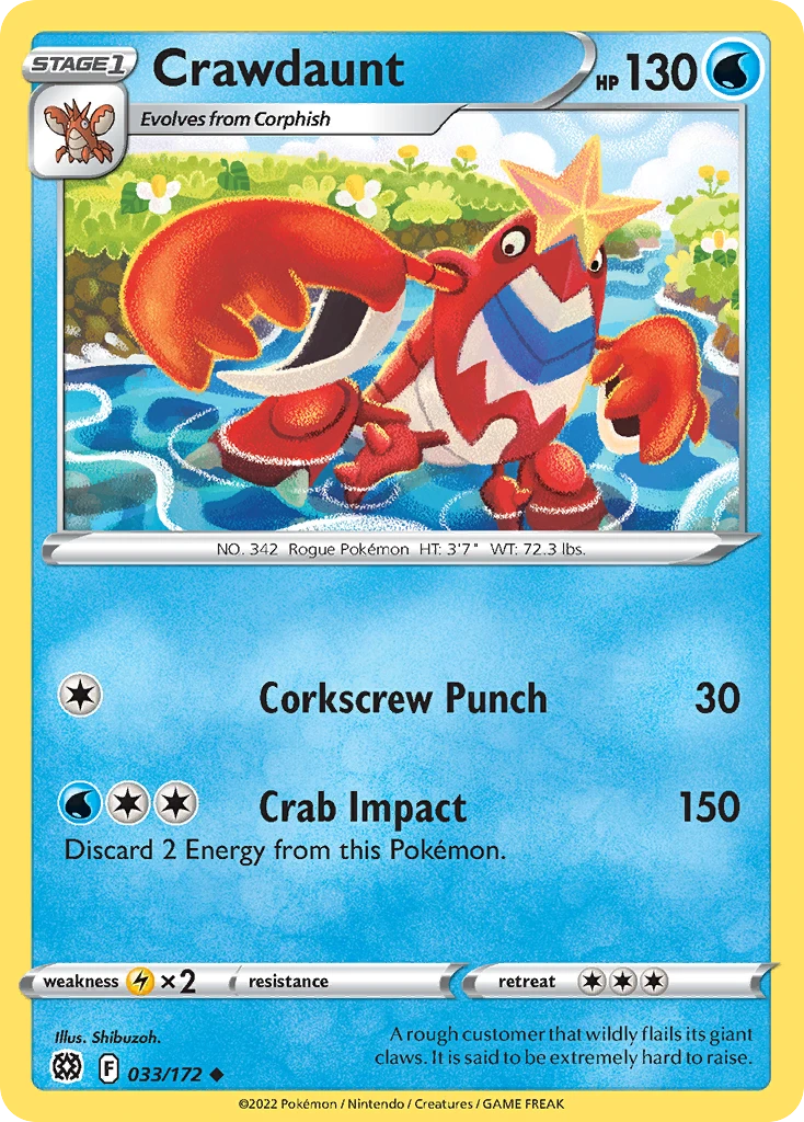 Crawdaunt – Brilliant Stars 33