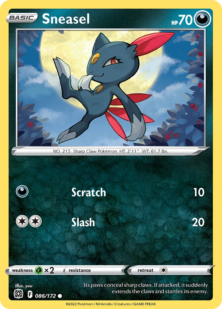 Sneasel – Brilliant Stars 86