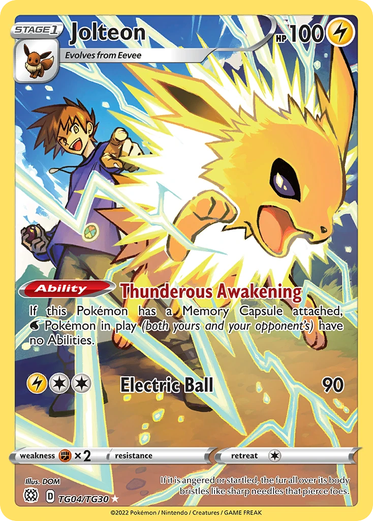 Jolteon – Astri Lucenti Galleria Allenatori TG04