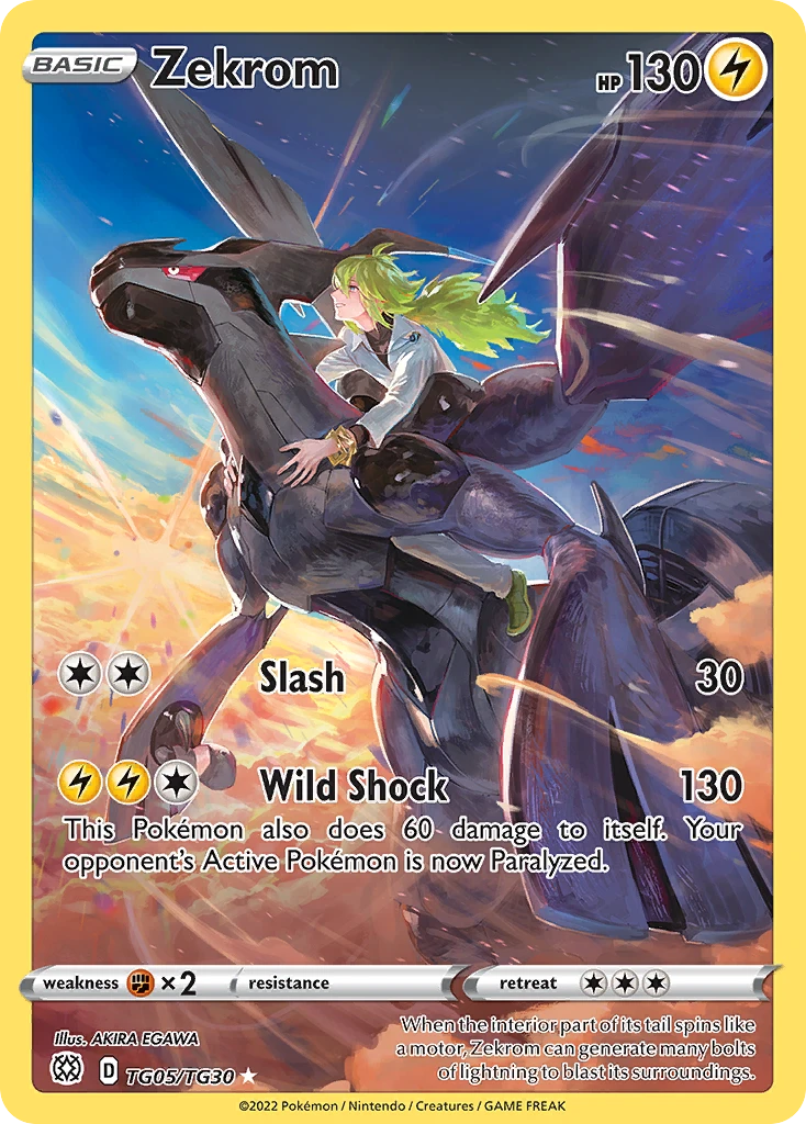 Zekrom – Brilliant Stars Trainer Gallery TG05