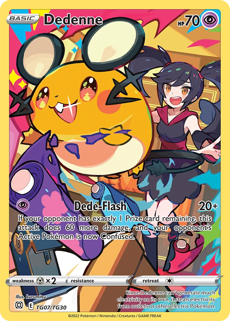 Dedenne – Brilliant Stars Trainer Gallery TG07