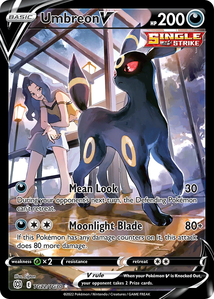 Umbreon V – Astri Lucenti Galleria Allenatori TG22