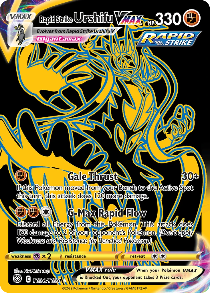 Urshifu Pluricolpo VMAX – Astri Lucenti Galleria Allenatori TG30