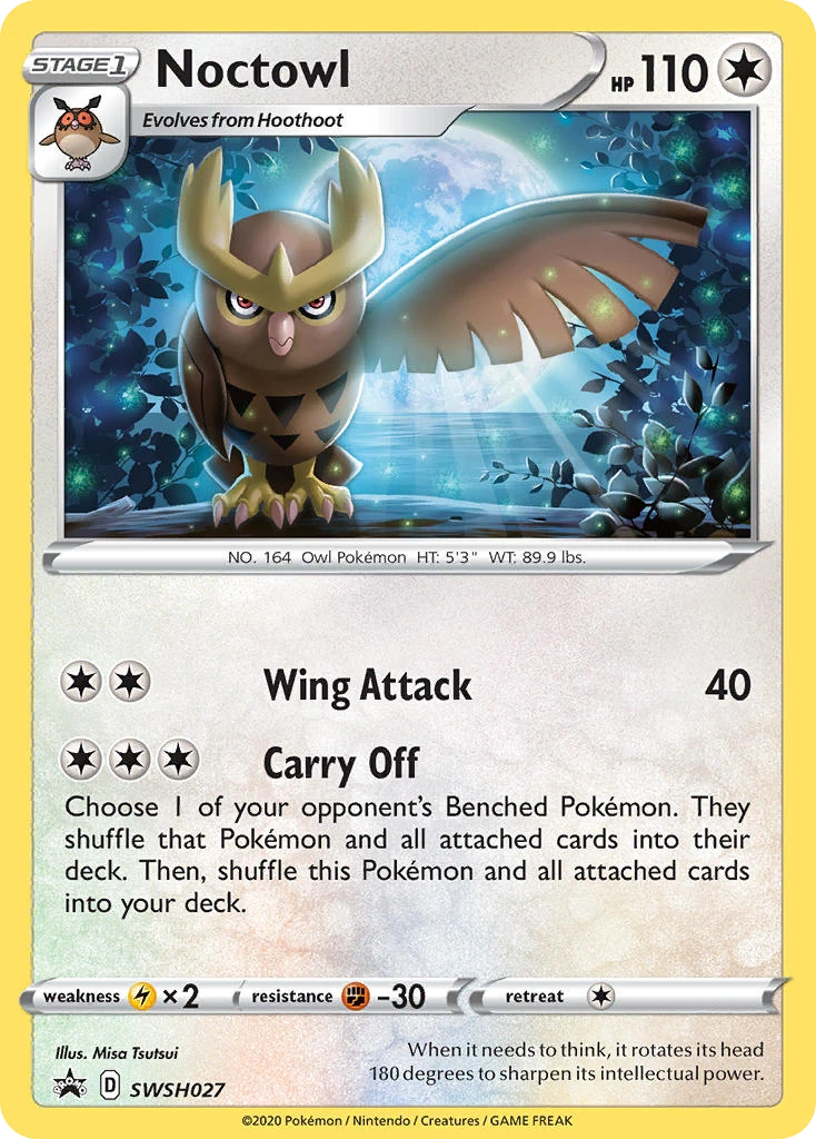 Noctowl – SWSH Black Star Promos SWSH027