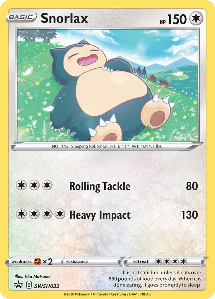 Snorlax – SWSH Black Star Promos SWSH032