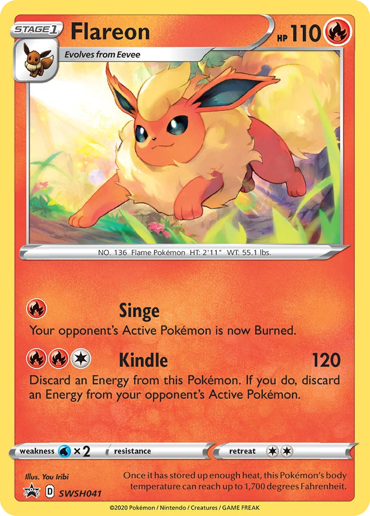 Flareon – SWSH Black Star Promos SWSH041