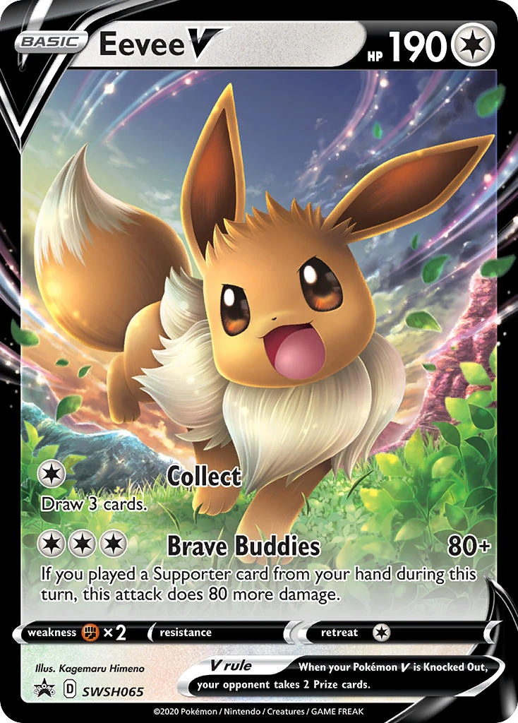 Eevee V – SWSH Black Star Promos SWSH065