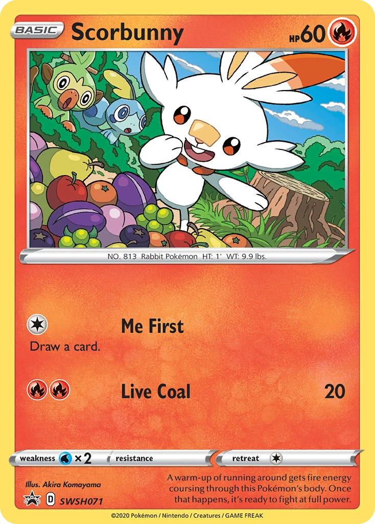 Scorbunny – SWSH Black Star Promos SWSH071